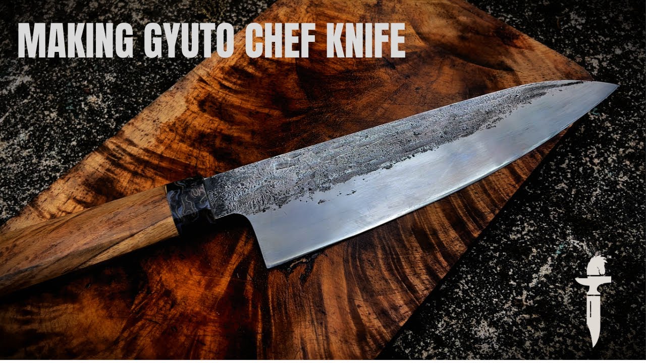Knife Making - Handmade Gyuto Chef Knife || Ceylon Forge ||
