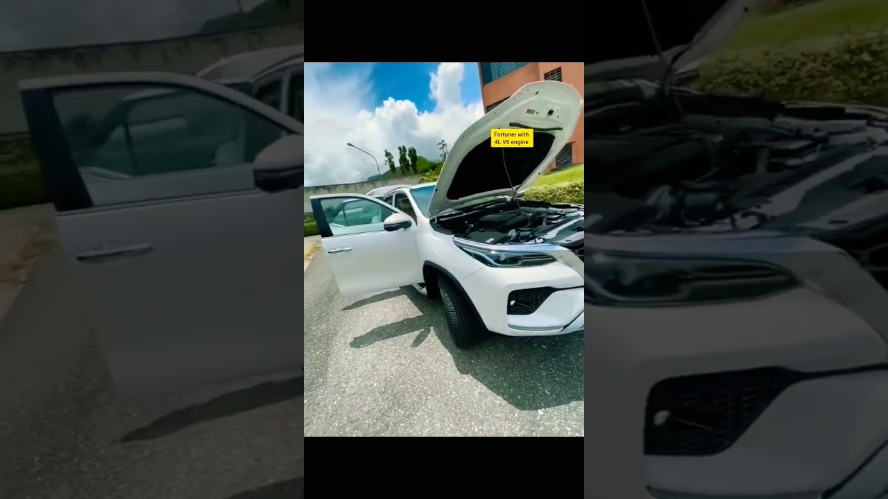 FORTUNER WITH V6 ENGINE #shorts #viral #crazy #trending #shortvideo #car #viralvideo
