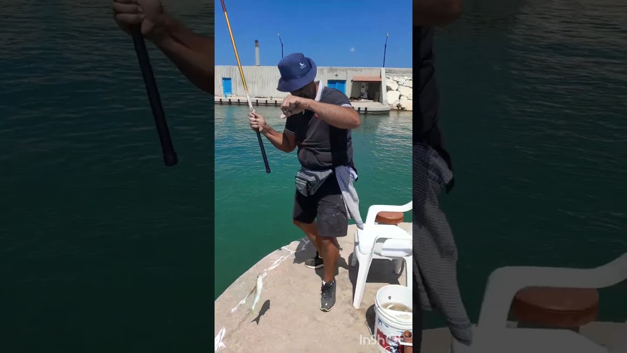 صيد سمكة البوري مع صديقي حبيب ملك صيد البوري: طريقة النقرة بالعجينة البيضاء