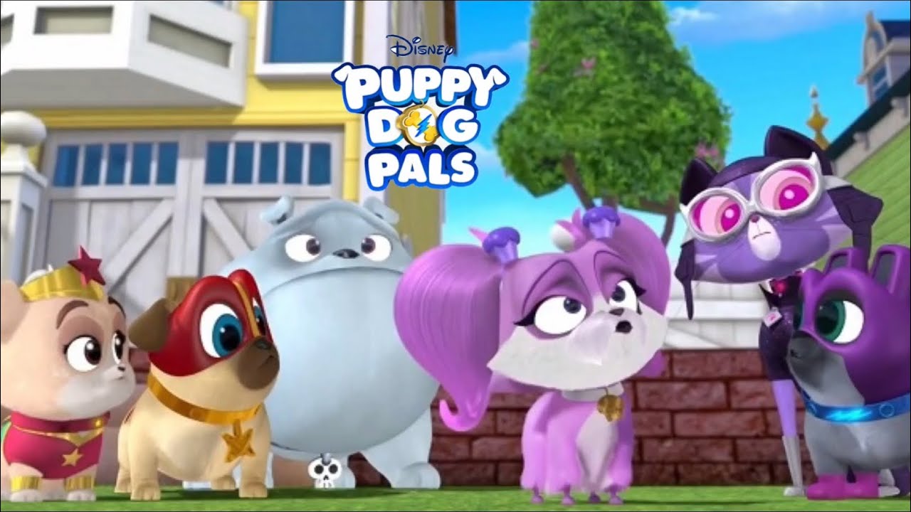 Cast of puppy dog pals - then and now