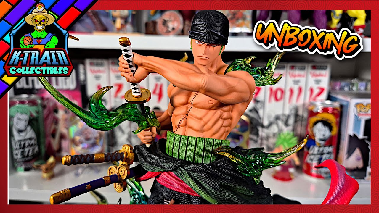 LX Studio - Zoro V2 - Resin Statue 1:8 Pop Scale Unboxing & Assembly Instructions One Piece