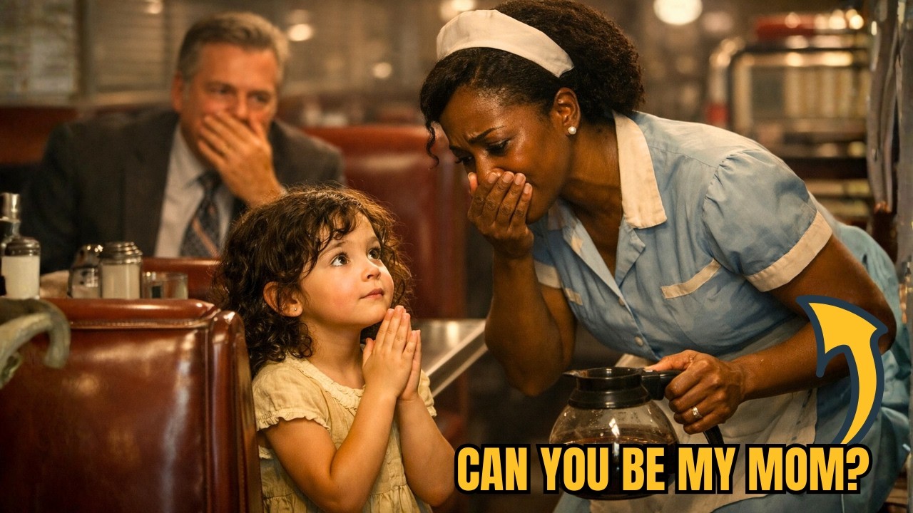 “Can you Be My Mom” Little Girl Says, Waitress Accept Jokingly, Unaware Her Dad Is a Millionaire