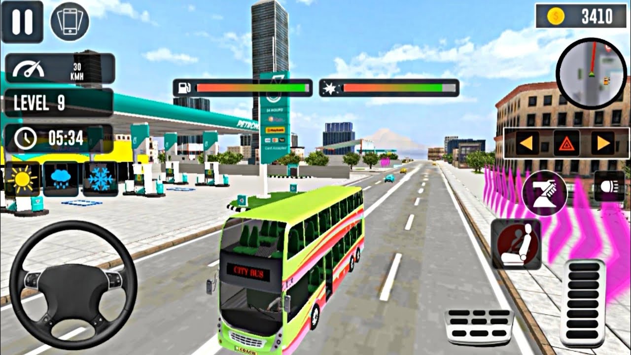 Euro Coach Bus Simulator 2020: City Bus Driving Games - Android Gameplay