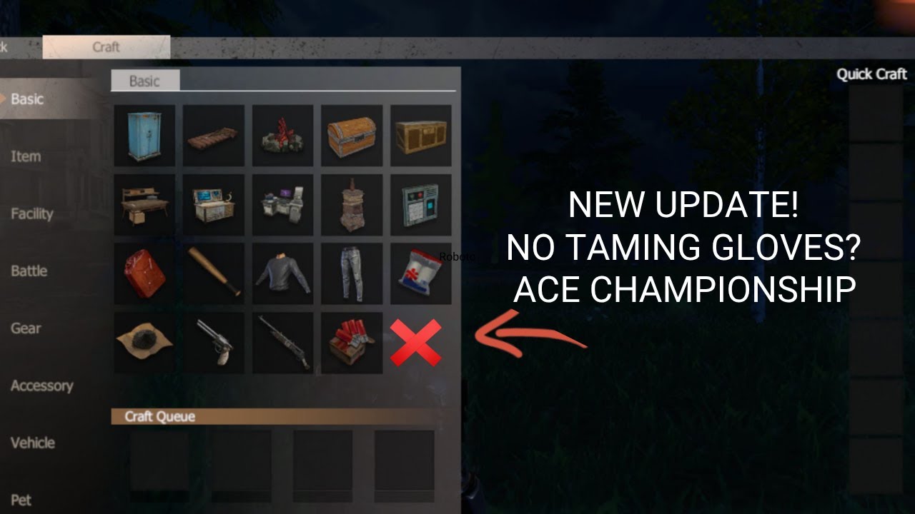 Where to get the taming gloves in ace championship season 4 in last island of survival