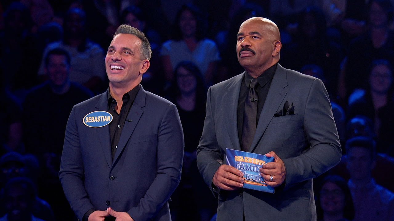 Sebatstian and Lana Maniscalco Play Fast Money - Celebrity Family Feud