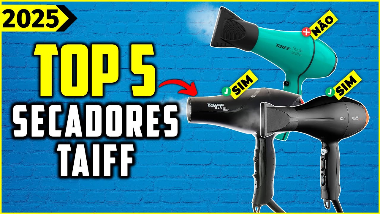 Os 5 Melhores Secador De Cabelo taiff/ Secador Taiff Em 2025!