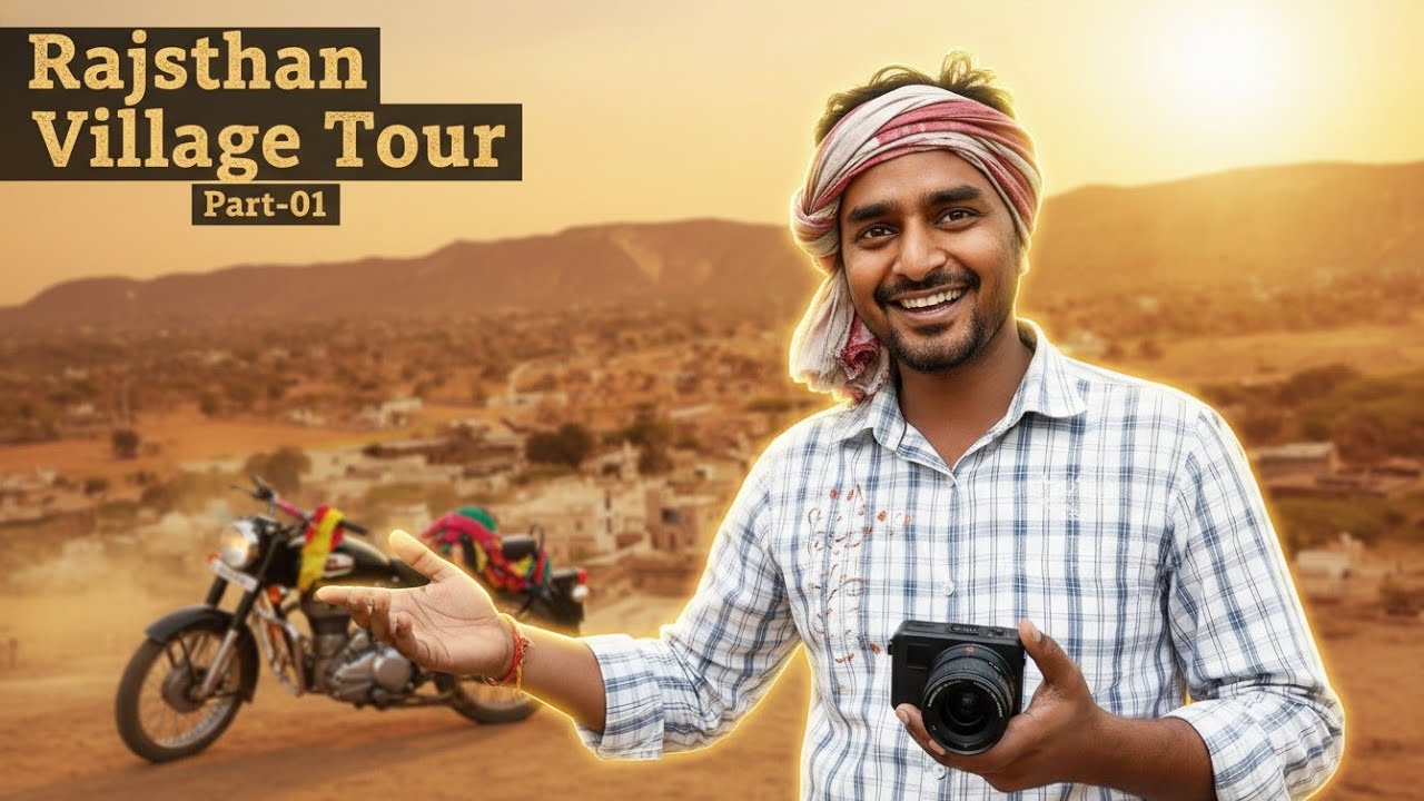 Exploring Rajasthani villages..🛖⛰️. Experiencing a different culture, language and vibe..✨ Part-01. 