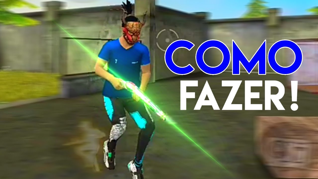 Como Fazer Thumbnail Com Brilho Na Arma / Free Fire F&aacute;cil!!