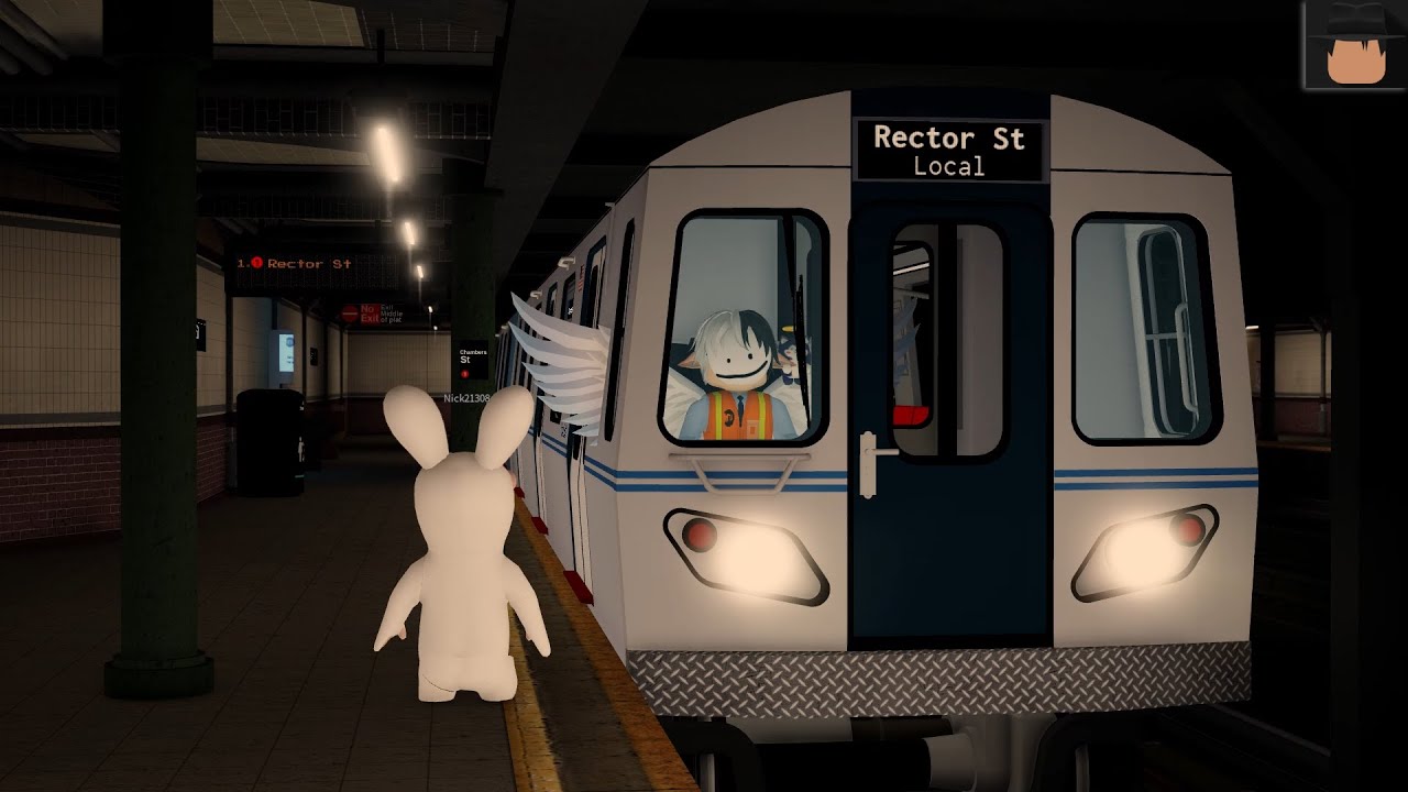 NYC Subway - Automated: TRC-1 Admin Train on the (1) Line in Chambers!