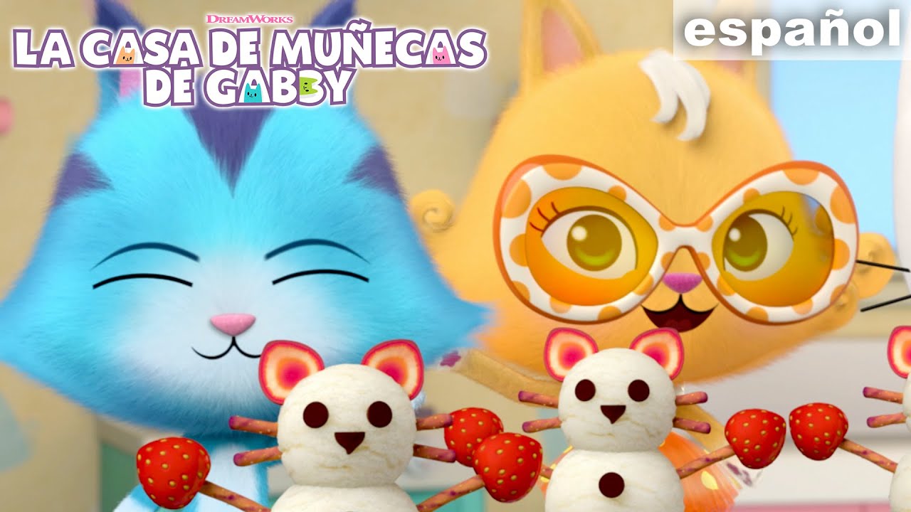 🍦⛄️ Los bocadillos de nieve de la abuela de Escurrigato 👵🙀 | LA CASA DE MUÑECAS DE GABBY | Netflix