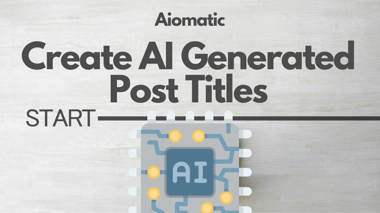 Create AI Generated Post Titles [Aimogen Update]