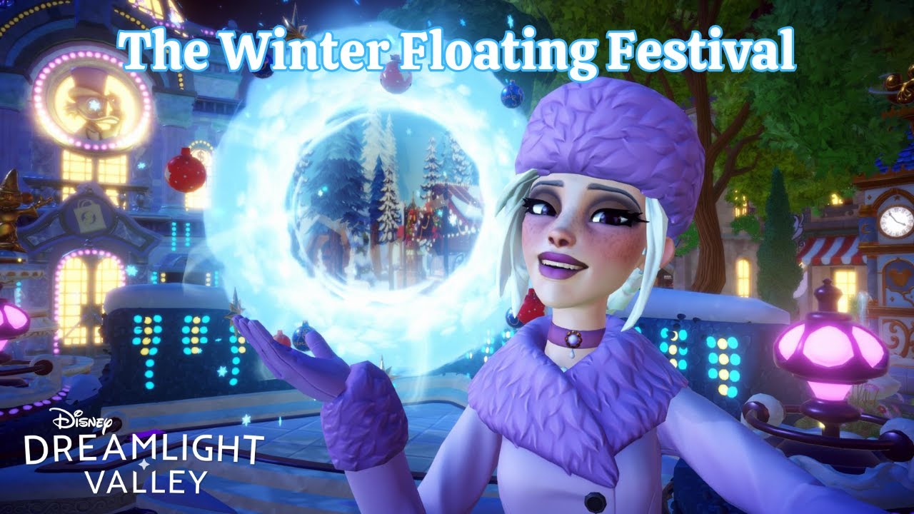 Disney Dreamlight Valley The Winter Floating Festival