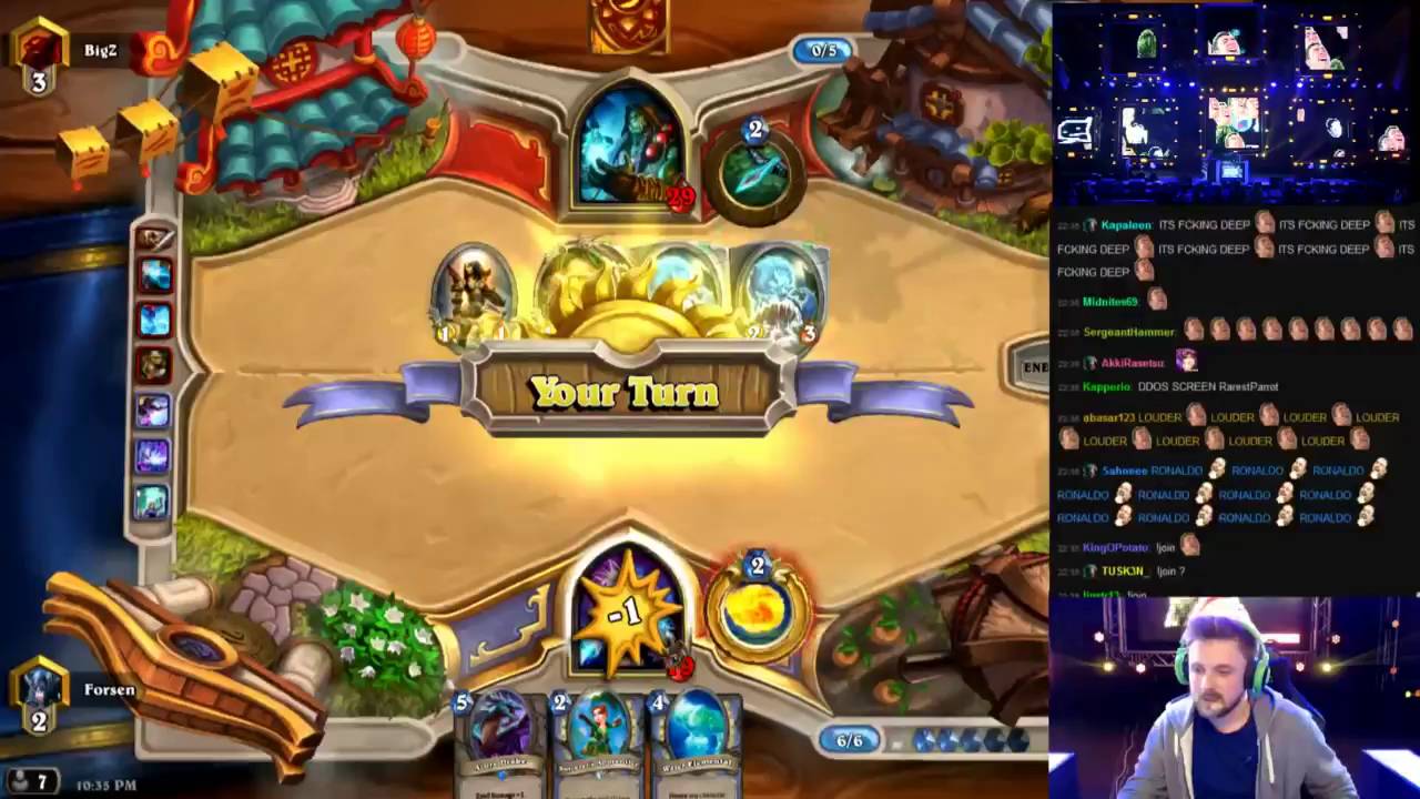 Forsen @ Dreamhack Mage vs Shaman
