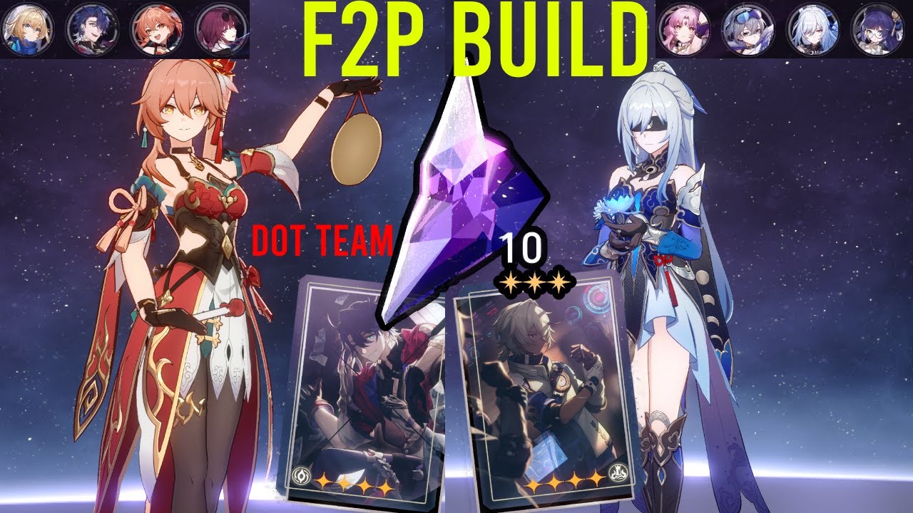 GUNAIFEN DOT TEAM & JINGLIU VS MOC 10 | F2P BUILD