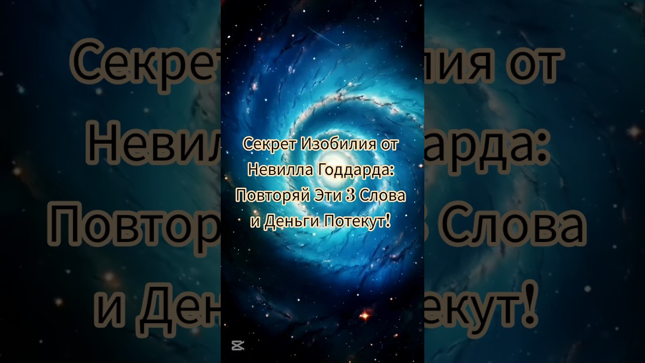 ✨ Секрет Изобилия: Повторяй 3 Слова от Невилла Годдарда, Чтобы Деньги Потекли! ✨ #shorts