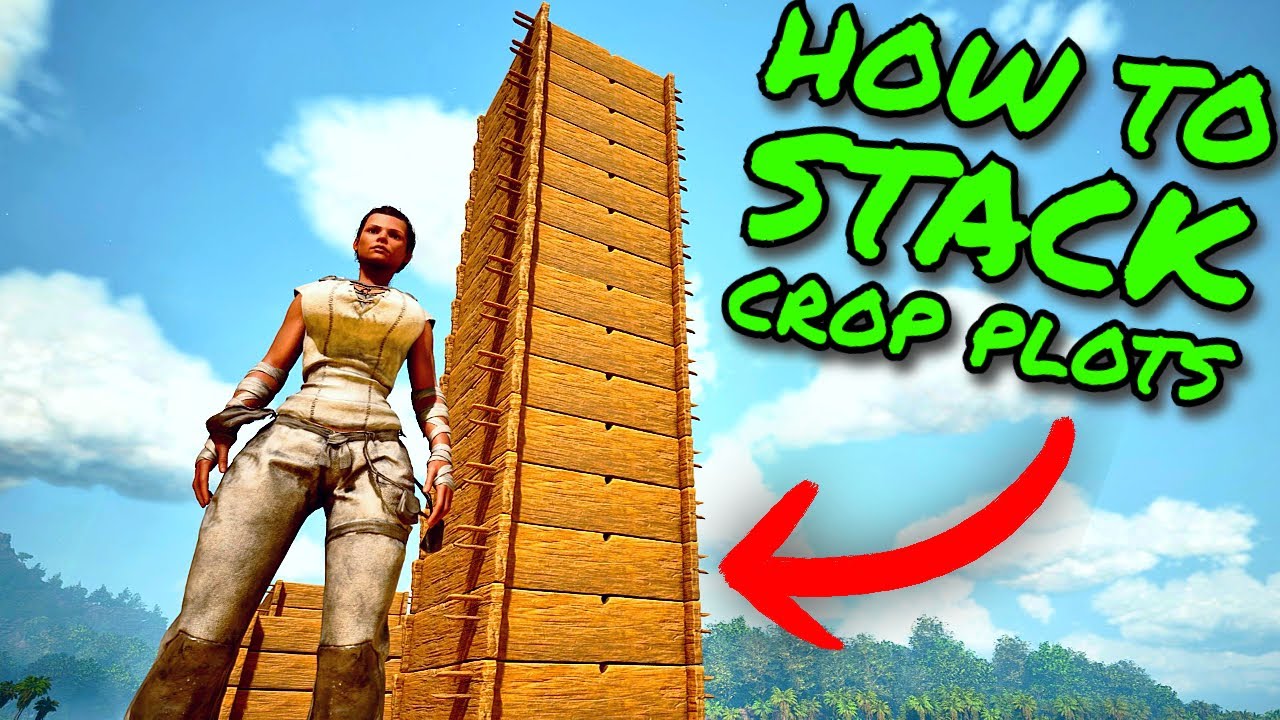 How To Stack Crop Plots in Ark Survival Ascended!!!