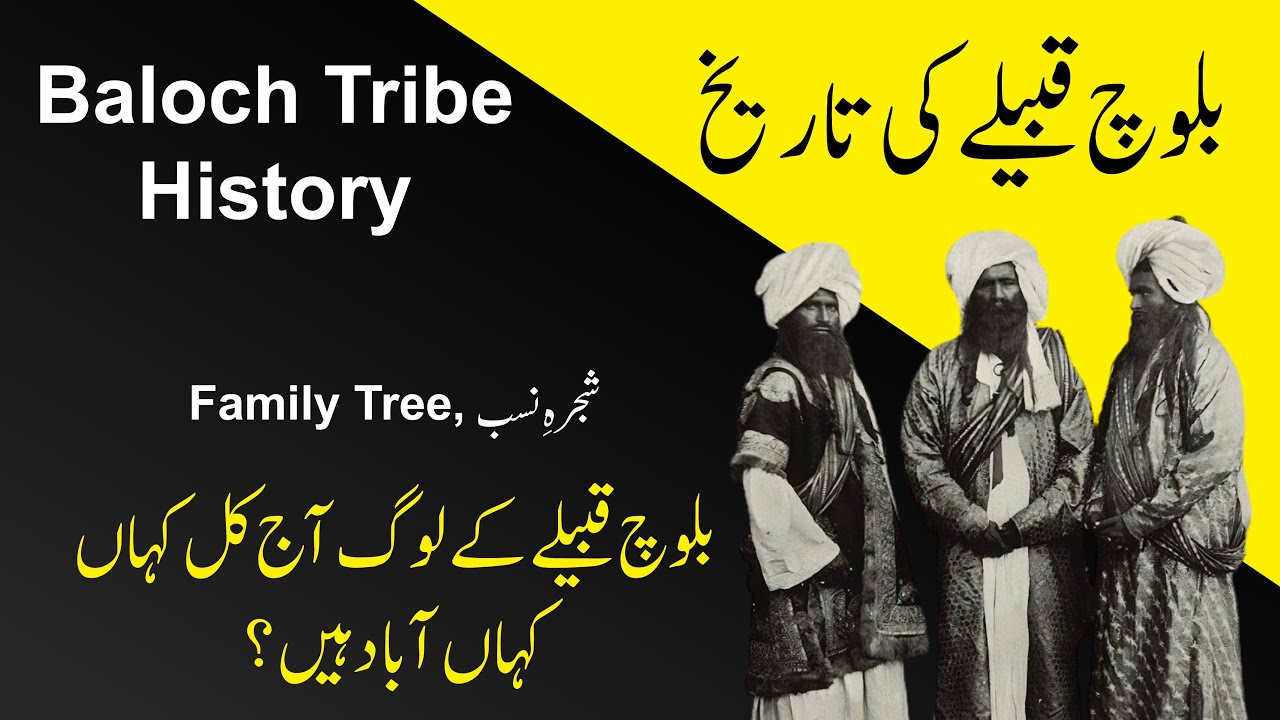 IHC Caste series: History of Baloch tribes in general-  Baloch family tree