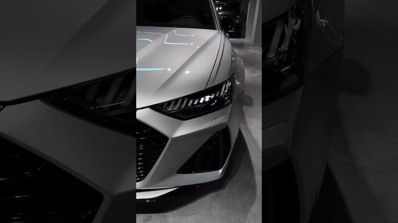 Audi RS6 Matrix LED headlights #audi #shorts