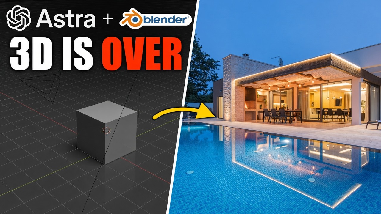 Astra + Blender 3D... ИИ победил?