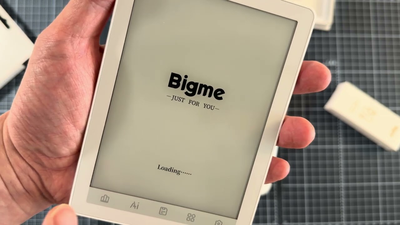 New Monochrome Bigme B6 BW eink carta 1300 Android mini tablet e-reader black and white