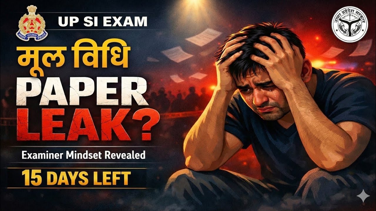 UP SI मूलविधि PYQ में असली Raaz 😱 | Examiner Yahin Se Copy Karta Hai! | 2026