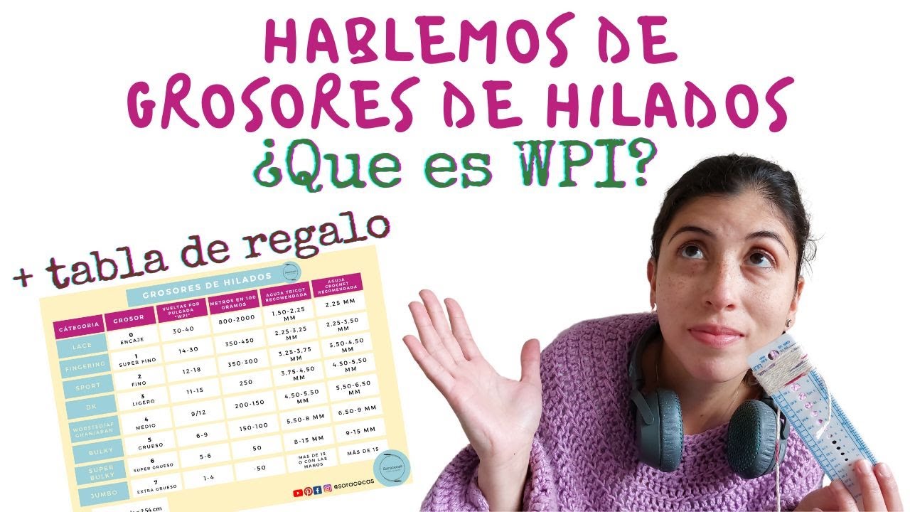 Como saber el grosor de tus hilados- VUELTAS POR PULGADA o WPI