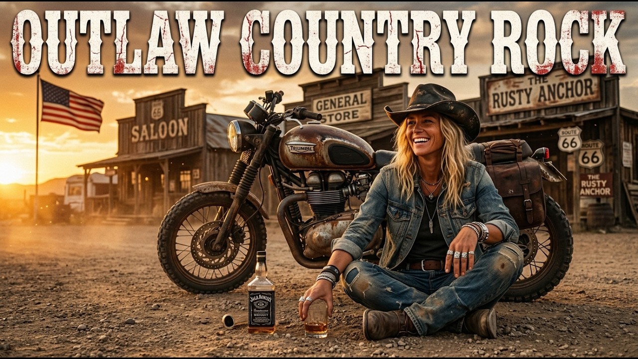 Outlaw Country Rock 🔥 Country Rocky 🎸 Dust on the Highway, Freedom in the Soul