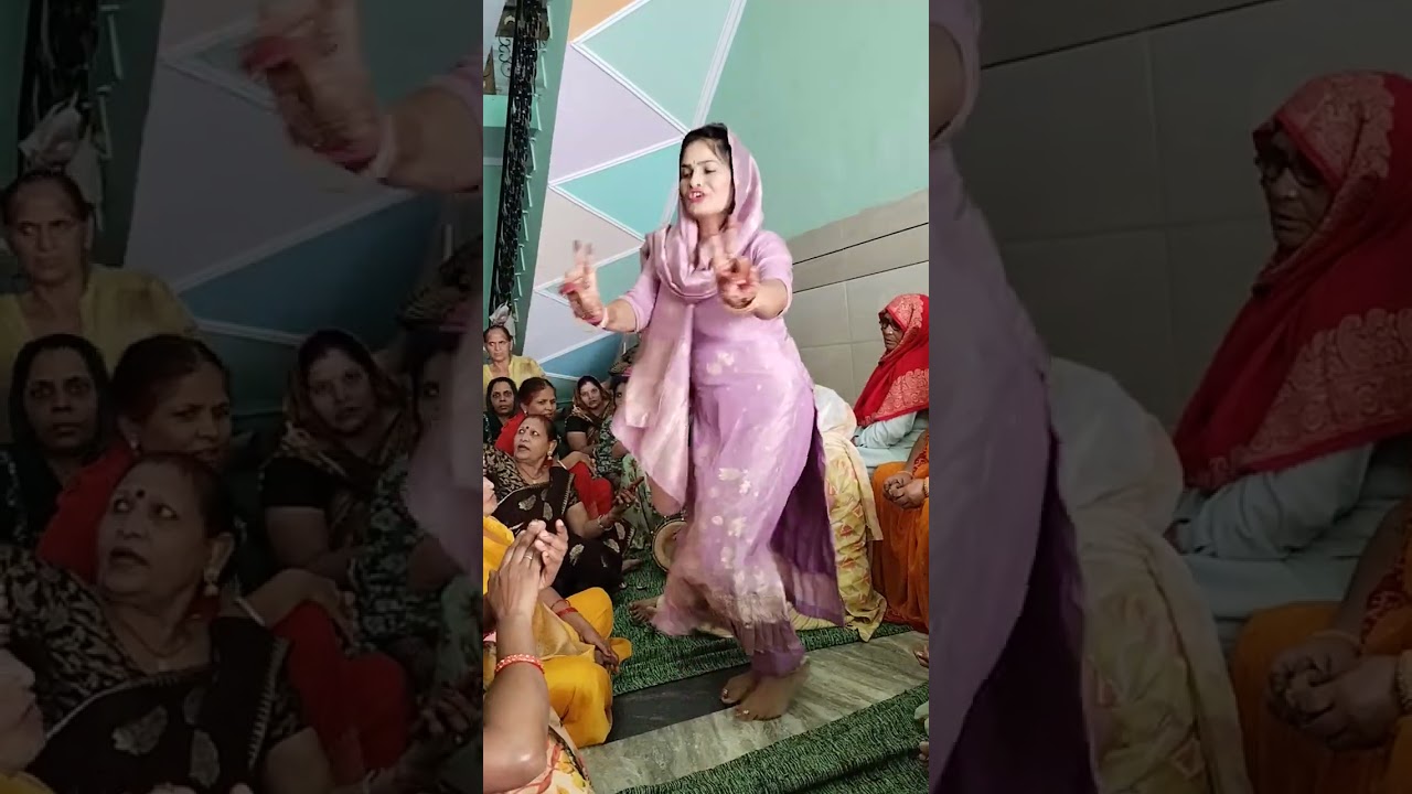 हरा सूट मेरी काली चोटी💃🥰#hariyanvilokgeet #trending #music #dance