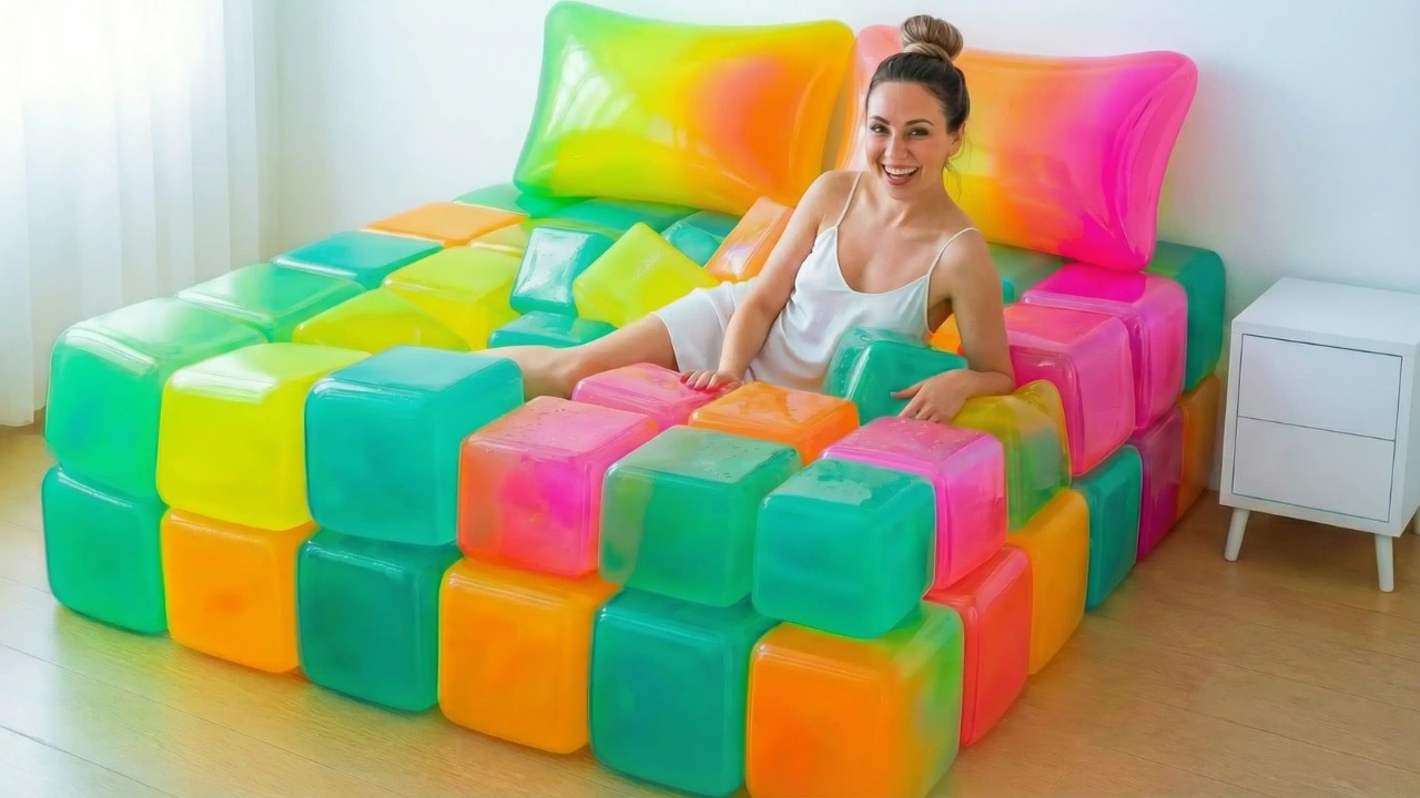 Which Surreal Bed Would You Choose? 🛏️🌠 Oddly Satisfying AI ASMR | Deep Calm Visual Relaxation