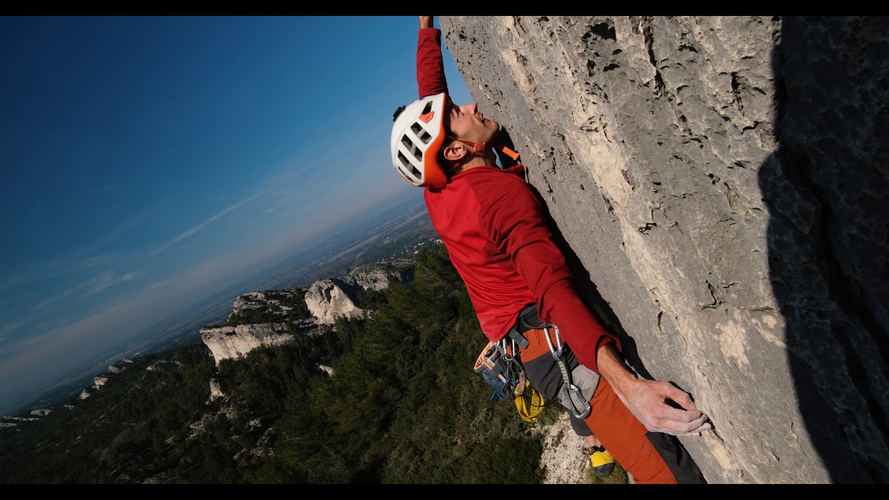 Escalade &agrave; St Remy de Provence avec Anthony Chirossel et Benjamin Quertigniez