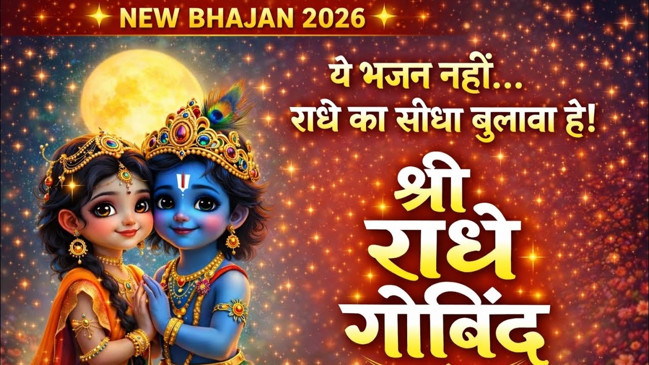 Shri Radhe Govind Bhaja Man | श्री राधे गोविंद | New Radha Krishna Bhajan 2026 | Krishna Bhakti Song