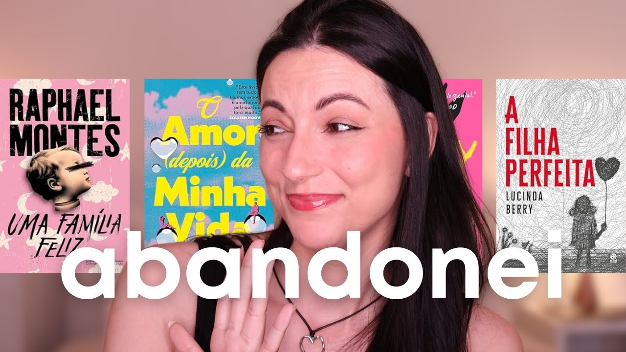 LIVROS ABANDONADOS EM 2024 (qual deles merece uma nova chance?)