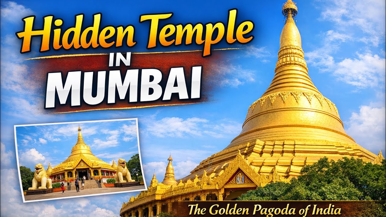 Global Vipassana Pagoda Mumbai | Hidden Peaceful Place in Mumbai✨