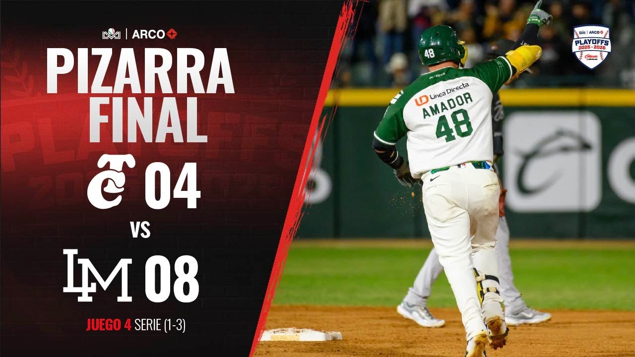 RESUMEN: Ca&ntilde;eros de Los Mochis vs Tomateros de Culiac&aacute;n | Playoffs Juego 4 | 5 de Enero de 2026
