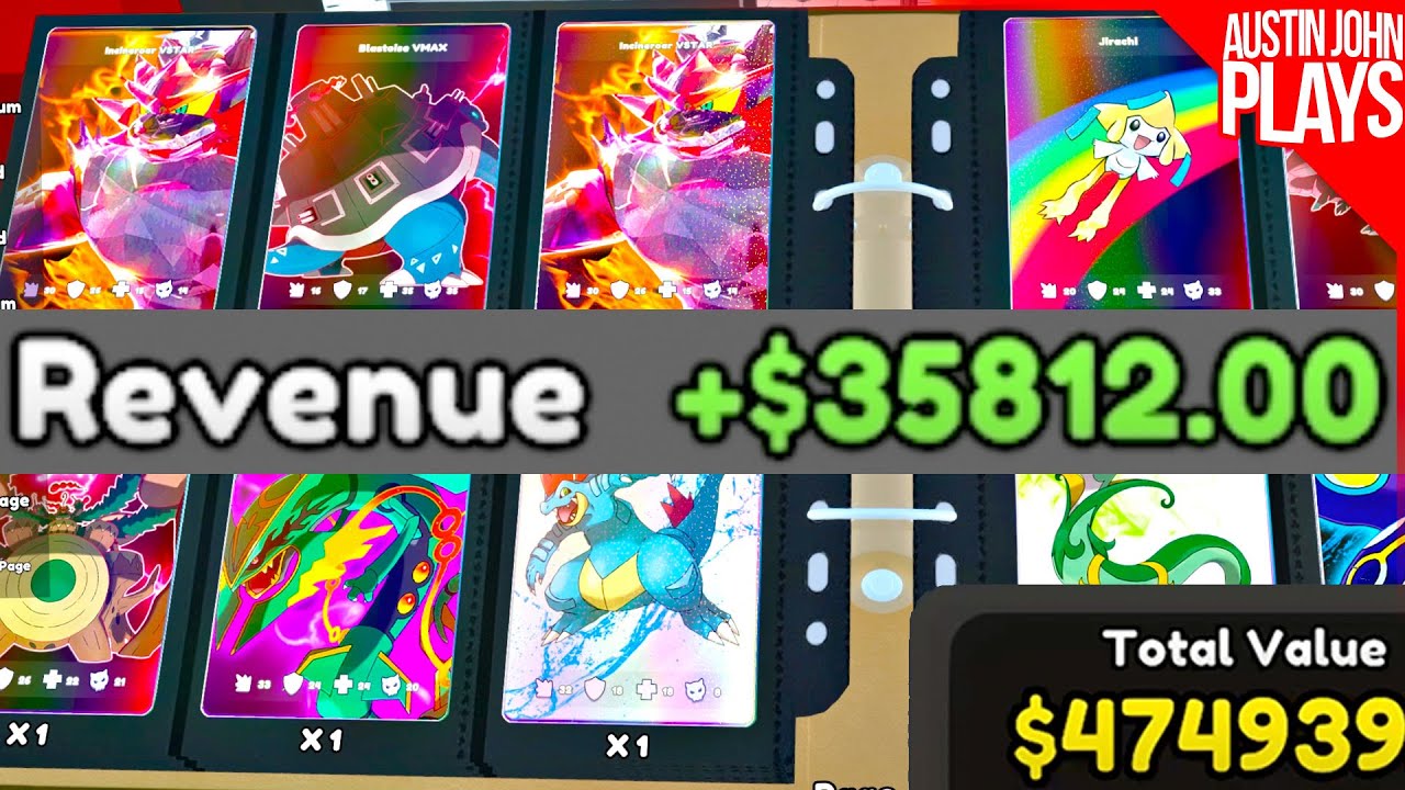 $30,000 IN ONE DAY in Pokemon x TCG Card Shop Simulator