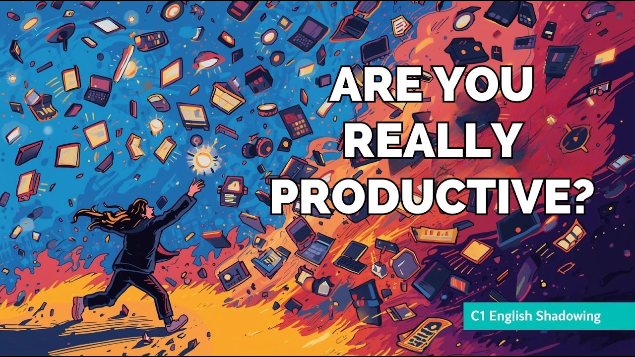 Why Being Busy Is Not the Same as Being Productive | C1 English Shadowing