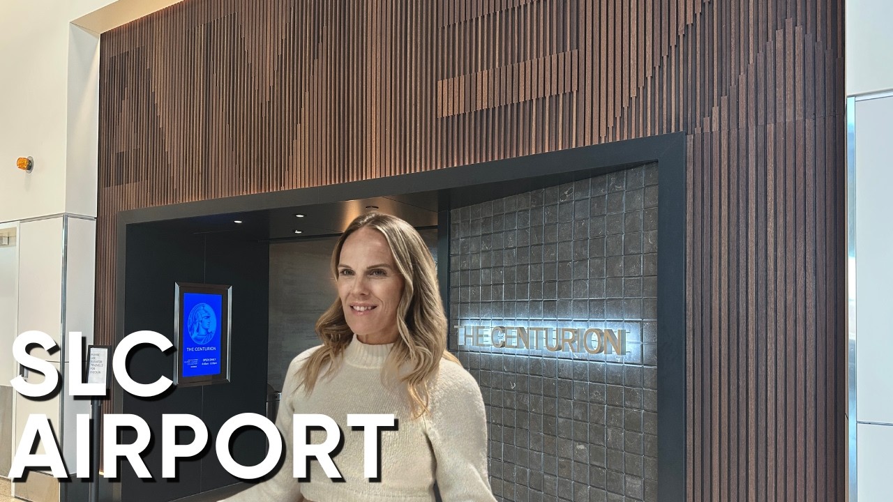 Inside the American Express Centurion Lounge at SLC