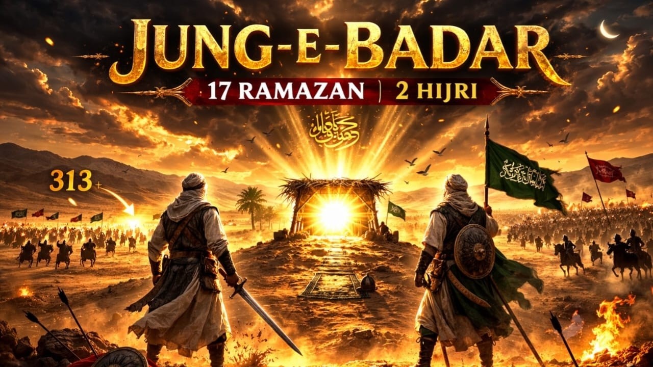 ROZA RAKHTE HUYE 313 NE 1000 KO HARAYA KAISE? | 17 RAMAZAN KA MOJEZA - BADAR KI SHAAM