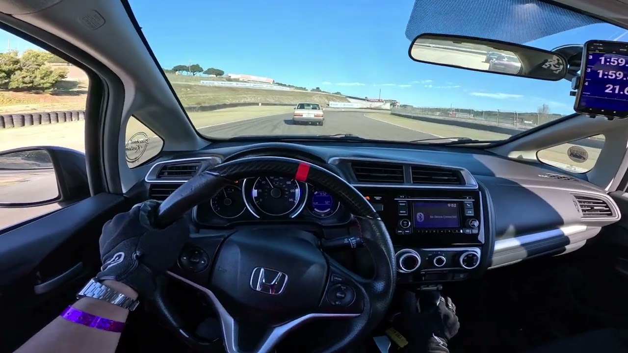 Honda Fit GK5 Laguna Seca Turn8 Session 1 12/02/24