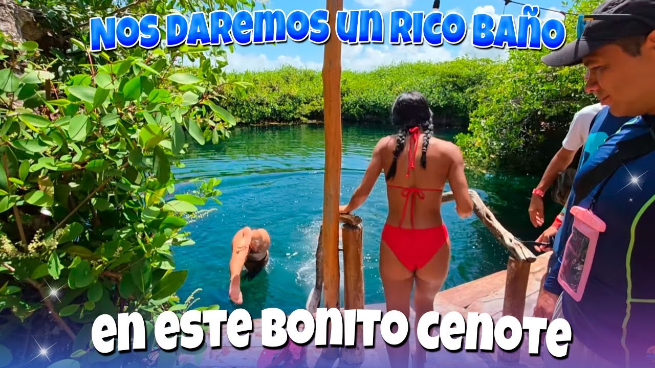 Que hermoso cenote el que nos encontramos | Nos daremos un rico chapuzon  🥳