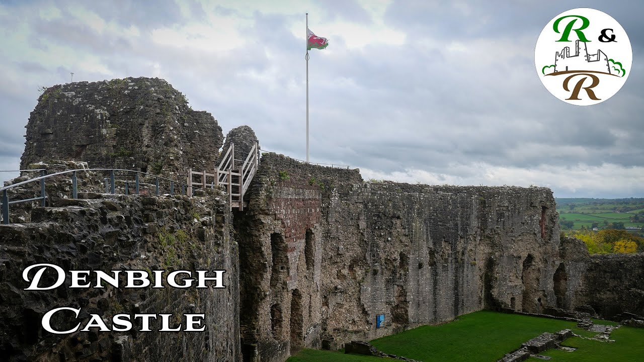 Denbigh Castle, Denbyshire, Wales - stronghold of the Welsh, rebuilt then destroyed by the English