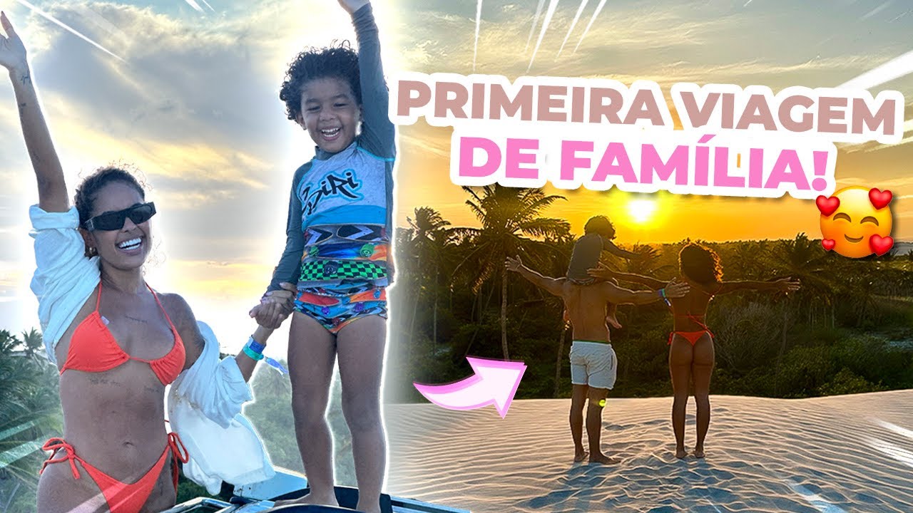 VLOGÃO: nossa primeira viagem de família: beach parck e Jericoacoara, muita diversão!