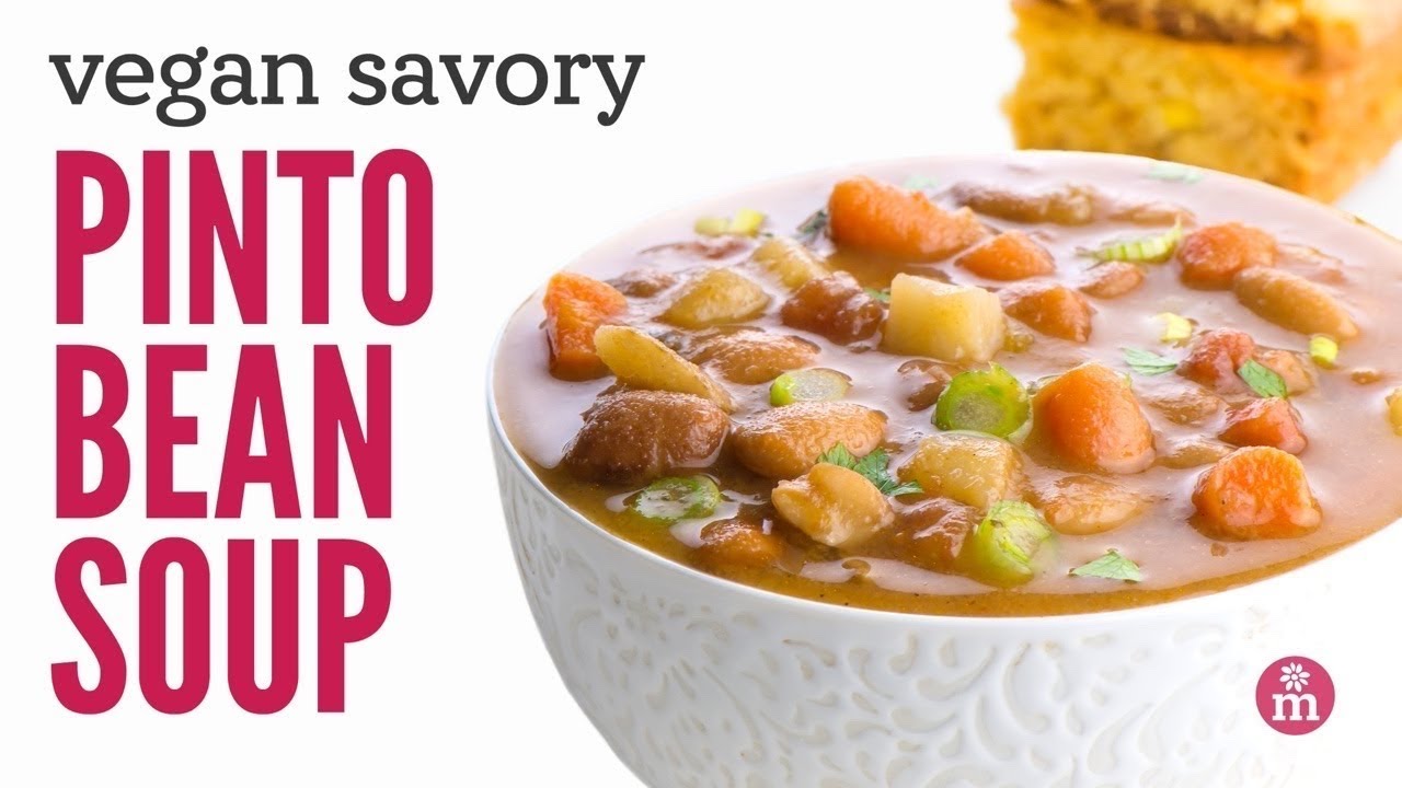 One-Pot Vegan Pinto Bean Soup | Easy, Healthy, and Delicious!