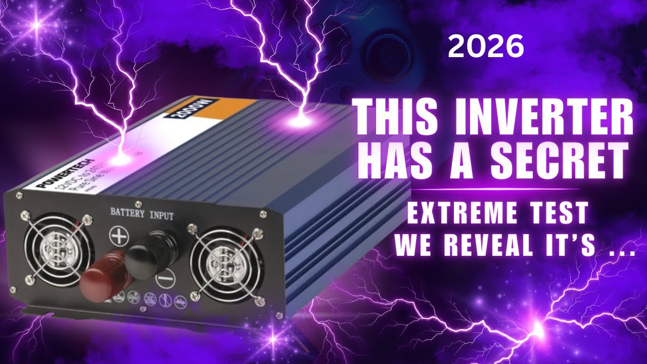Powertech 2000W Inverter EXPOSED (Oscilloscope + Overload Test)