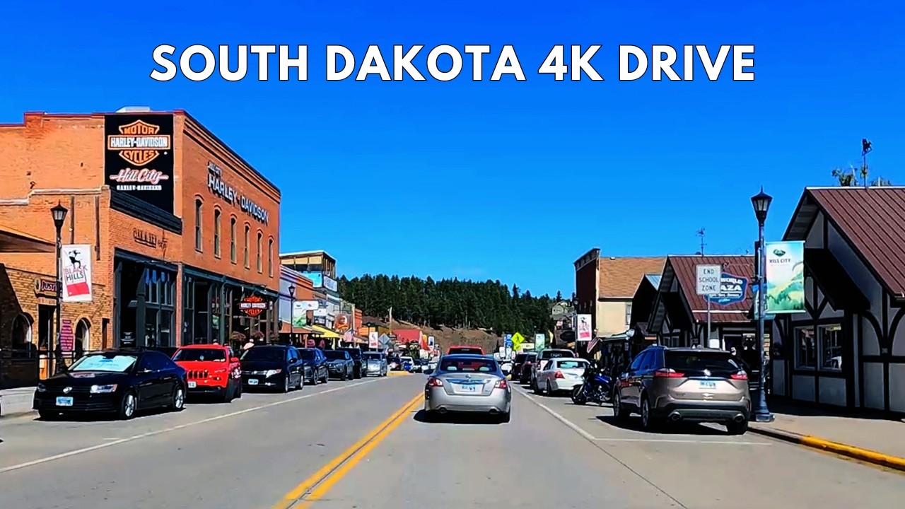 South Dakota Scenic Drive: Hill City to Rapid City in 4K