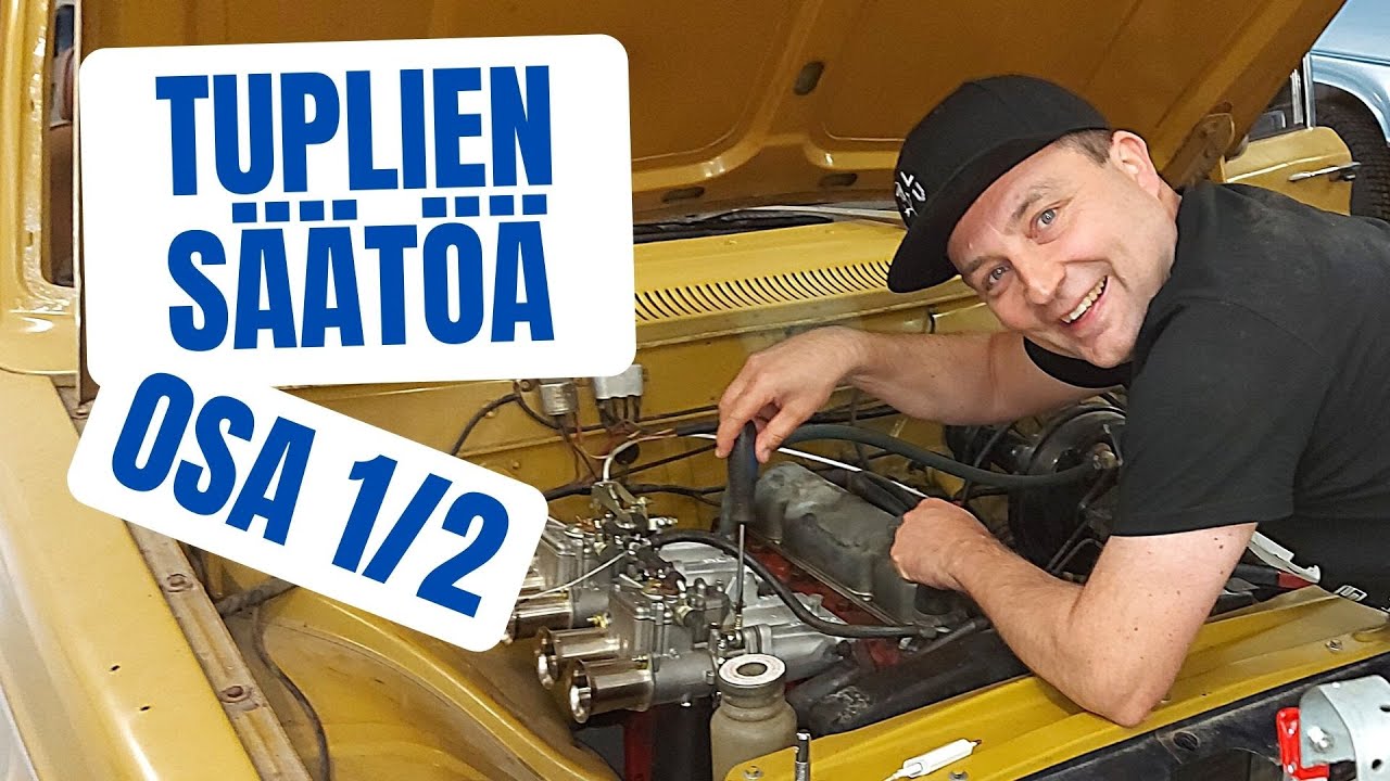 Tupla kaasuttimen säätöä | 2 x Weber 45 | Volvo 145:n kaasuttimet | Osa 1/2 |