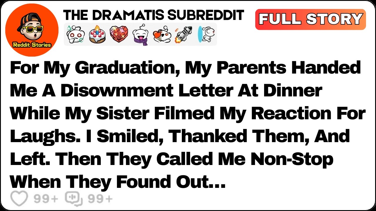 For My Graduation, My Parents Handed Me A Disownment Letter While… Reddit Relationship Stories