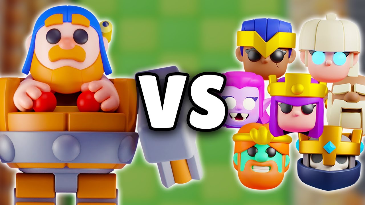 MÁQUINA BÉLICA VS TODOS LOS HÉROES EN CLASH MINI ¿ES P2W?
