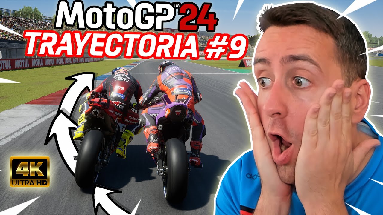 😱 MOTOGP 24 MAGIC SPRINTER x FUERA en ASSEN | IA 120% MODO TRAYECTORIA #9 😱