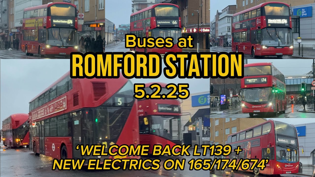Buses at Romford Station - 5.2.26